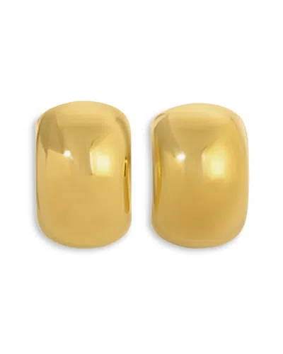 Heaven Mayhem Ky Smooth Hoop Earrings In Gold