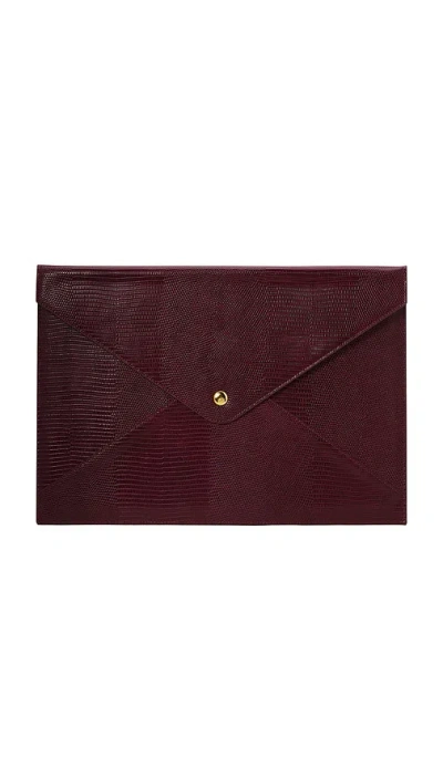 Heaven Mayhem Laptop Sleeve In Burgundy