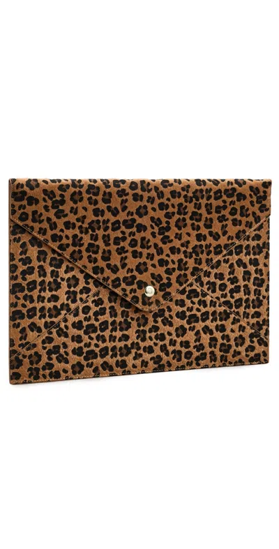 Heaven Mayhem Laptop Sleeve Leopard In Brown