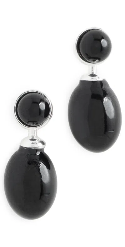 Heaven Mayhem Leni Earrings Silver/black