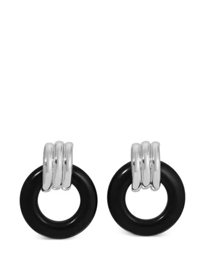 Heaven Mayhem Luma Knot Earrings In Silber