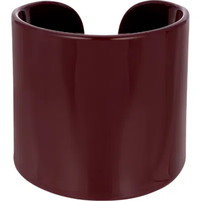 Heaven Mayhem Marbella Bangle In Burgundy