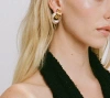 Heaven Mayhem Mini Knot Earrings In Gold
