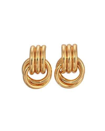 Heaven Mayhem Mini Knot Earrings In Gold