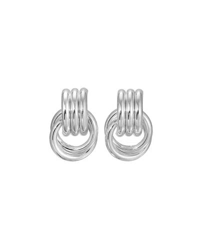 Heaven Mayhem Mini Knot Earrings In Metallic