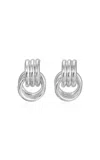 Heaven Mayhem Mini Knot Silver-plated Earrings