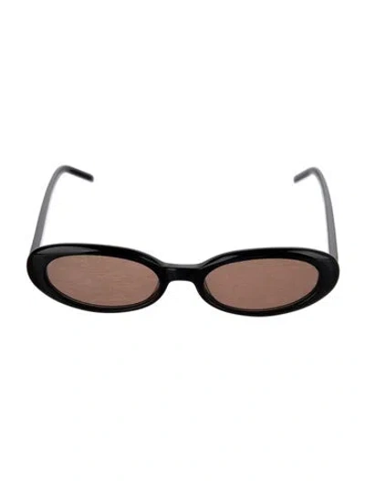 Pre-owned Heaven Mayhem Narrow Tinted Sunglasses In Black