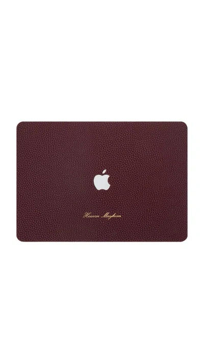 Heaven Mayhem Pebble 13 Pro Case In Burgundy