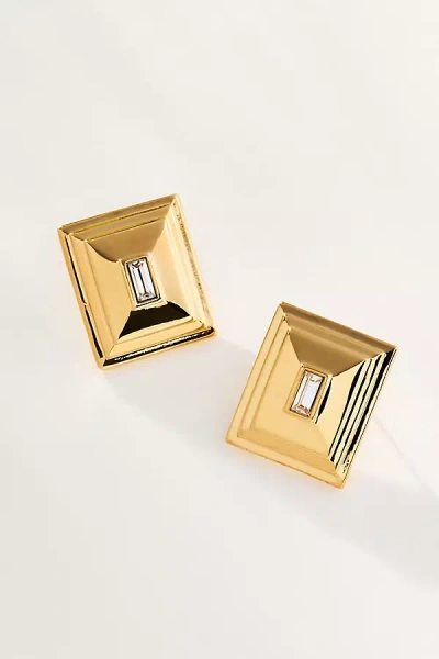 Heaven Mayhem Plaza Post Earrings In Gold