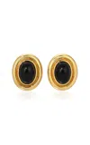 Heaven Mayhem Prize Gold-plated Earrings In Black