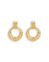 Heaven Mayhem Rosa Drop Earrings In 18k Gold Plated