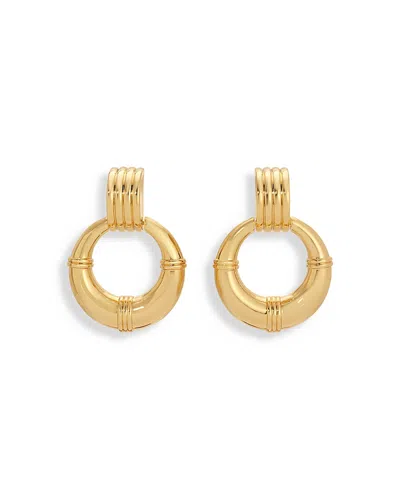 Heaven Mayhem Rosa Drop Earrings In 18k Gold Plated