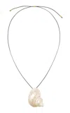 Heaven Mayhem Sea Shell Necklace In Metallic