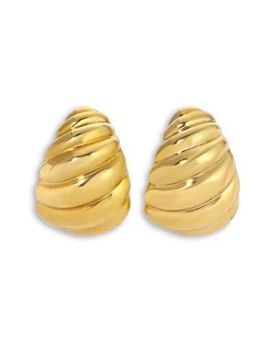 Heaven Mayhem Shell Drop Earrings In Gold