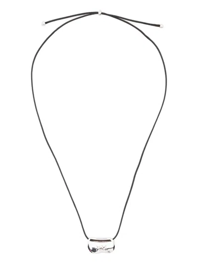 Heaven Mayhem Pebble Necklace In Metallic