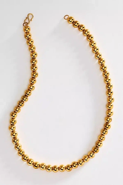 Heaven Mayhem Sol Beaded Necklace In Gold