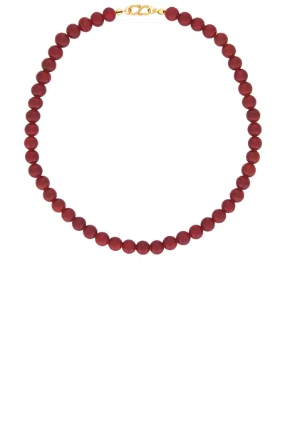 Heaven Mayhem Sol Necklace In Red