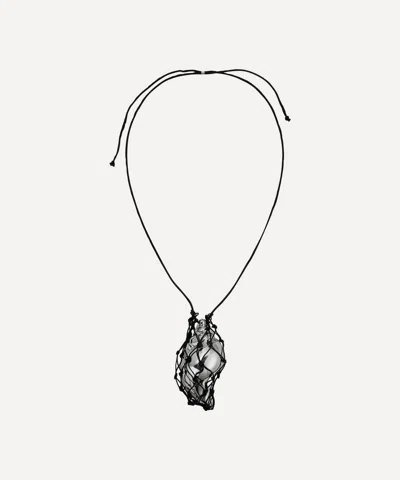 Heaven Mayhem Sterling Necklace In Black