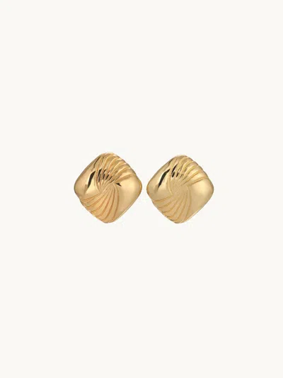 HEAVEN MAYHEM TABI EARRINGS GOLD