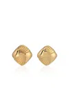 HEAVEN MAYHEM TABI GOLD-PLATED EARRINGS