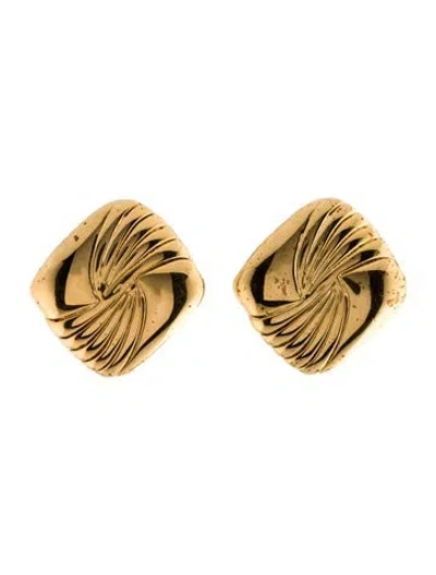 Pre-owned Heaven Mayhem Tabi Stud Earrings In Multicolor