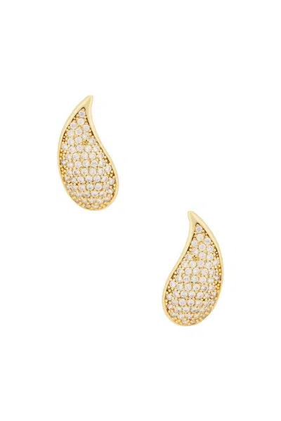 Heaven Mayhem Tear Earrings In Gold