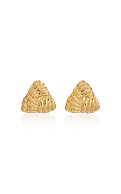 Heaven Mayhem Tri Gold-plated Earrings