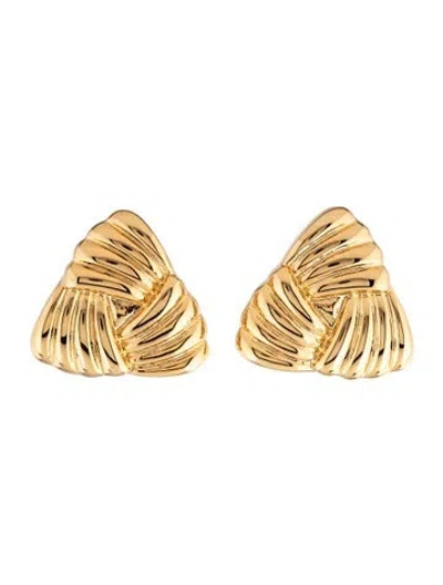 Pre-owned Heaven Mayhem Trident Drop Earrings In Multicolor