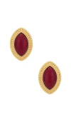 Heaven Mayhem Wine Earrings In Burgundy
