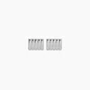 Heaven Mayhem Clemmie Multi Row Stud Earrings In Silver