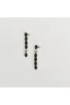 Heaven Mayhem Edith Drop Earrings In Black