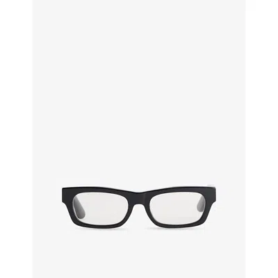 Heaven Mayhem Womens Black/clear Sloane Acetate Optical Glasses