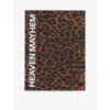 Heaven Mayhem Womens Book Box Vol 1 Leopard-print Cotton-canvas Jewellery Box In Leopard