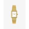 Heaven Mayhem Womens Gold Bella Stainless-steel Watch In Gold