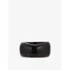 Heaven Mayhem Womens Brown Luna Resin Bangle In Black