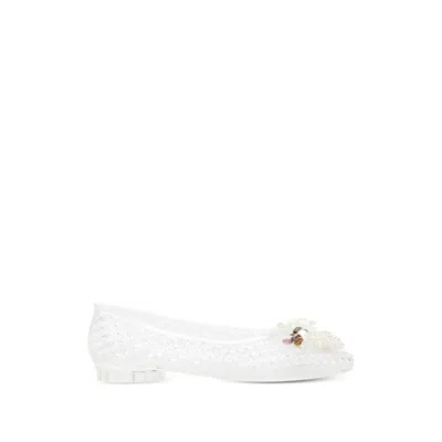 Heavenly Jelly Floral Appliqué Ballet Flats In Multi