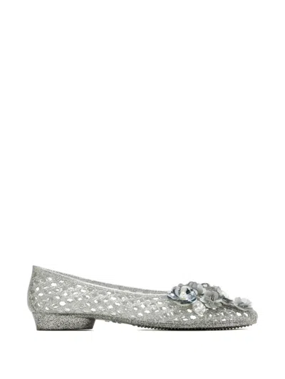 Heavenly Jelly Nova Ballet Flats In Silver