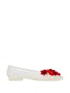 Heavenly Jelly Nova Jelly Ballet Flat In White