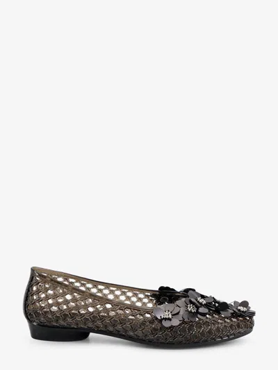 Heavenly Jelly Nova Pvc Ballerinas With Frontal Detail In Black