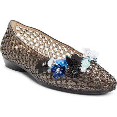 Heavenly Jelly Petal Jelly Ballet Flat In Brown
