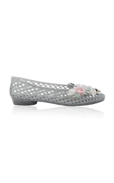 Heavenly Jelly Splendor Embellished Jelly Mule In Multi