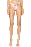 Heavy Manners High Cut Cheeky Bikini Bottom In Minetta Street