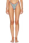 Heavy Manners High Cut Full Bikini Bottom In Multi