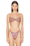 Heavy Manners Ruffle Bikini Top In East Houston
