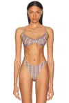 Heavy Manners Ruffled Up Underwire Bikini Top