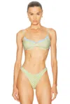 Heavy Manners Ruffled Up Underwire Bikini Top