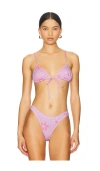 Heavy Manners Triangle Front Tie Bikini Top