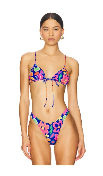 Heavy Manners Triangle Front Tie Bikini Top