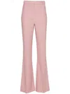 HEBE STUDIO HEBE STUDIO GEORGIA CADY FLARED TROUSERS