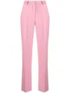 Hebe Studio High Waist Tailored Trousers In Pink